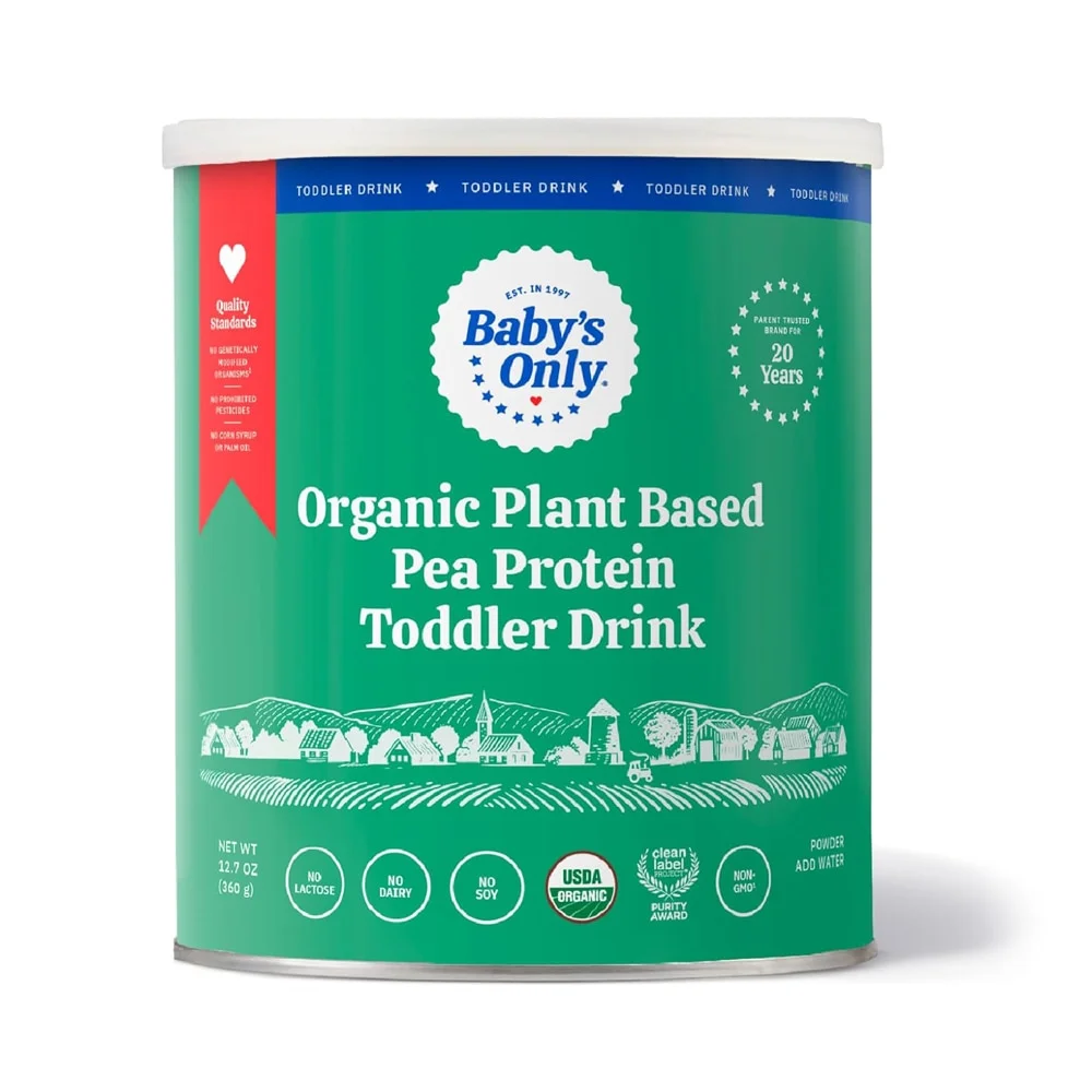 Baby's Only Organic Toddler Drink, Plant Based Pea Protein Powder - 12.7 oz