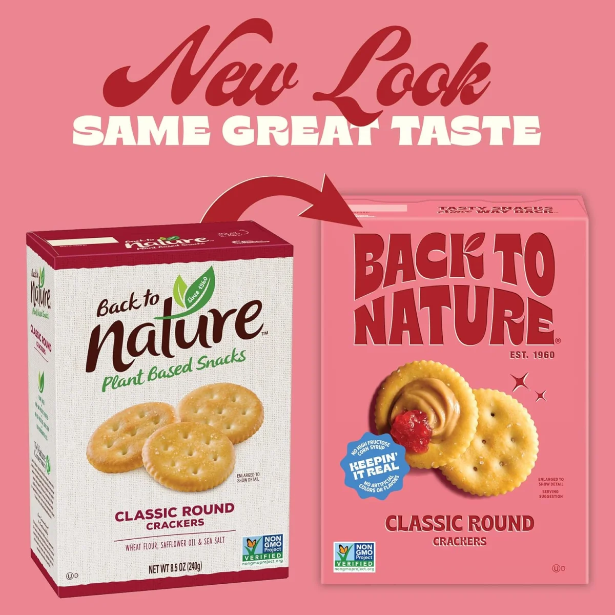Back to Nature Classic Round Crackers - 6.5 oz