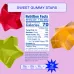 BEHAVE Low Sugar Gummy Candy, Sweet Stars Raspberry Pineapple Apple - Image 2