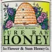 Bee Flower & Sun Honey Co. Pure Raw Clover Blossom Honey - 1 lb - Image 1