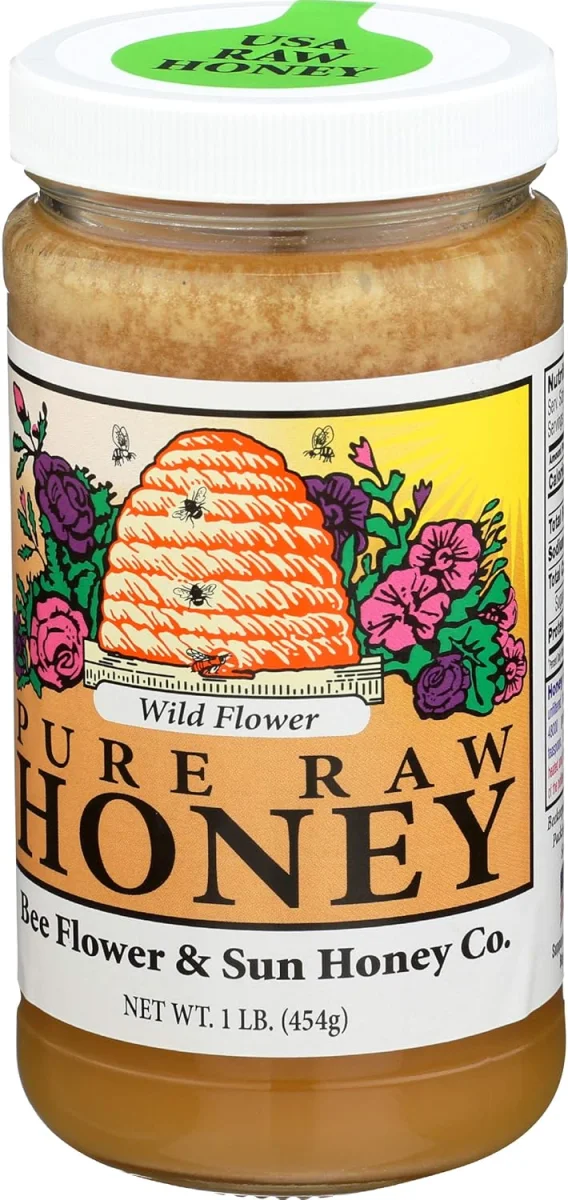 Bee Flower & Sun Honey Co. Pure Raw Wildflower Honey - 1 lb
