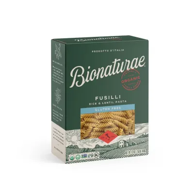 Bionaturae Organic Gluten Free Rice & Lentil Fusilli Pasta - 12 oz