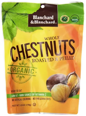 Blanchard & Blanchard Whole Chestnuts, Roasted & Peeled - 5.2 oz