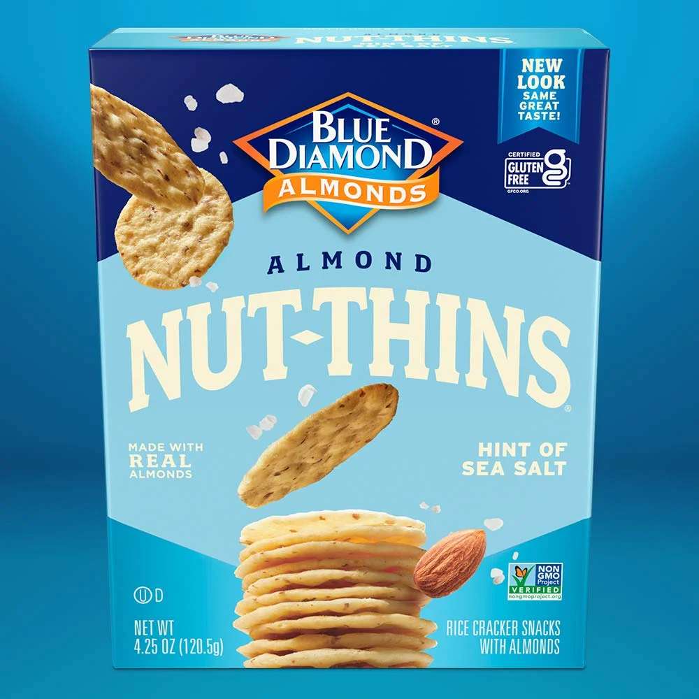 Blue Diamond Almond Nut-Thins, Hint of Sea Salt - 4.25 oz