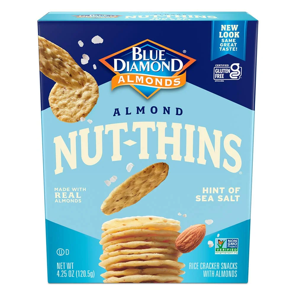 Blue Diamond Almond Nut-Thins, Hint of Sea Salt - 4.25 oz