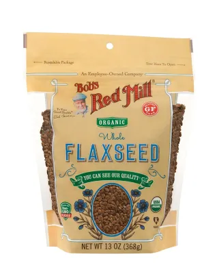 Bob's Red Mill Gluten Free Organic Whole Flaxseed - 13 oz