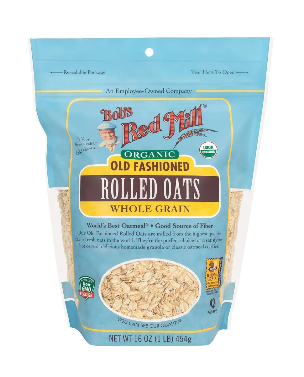Bob's Red Mill Organic Whole Grain Rolled Oats, Old Fashioned - 16 oz