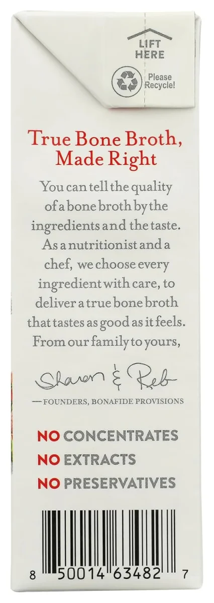 Bonafide Provisions Organic Beef Bone Broth - 16.9 oz