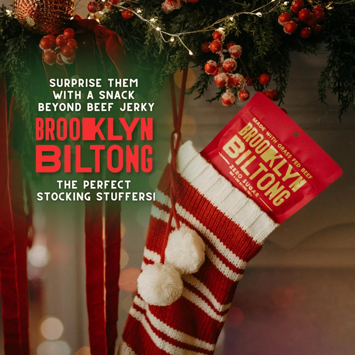 Brooklyn Biltong, Air Dried Grass Fed Beef Snack