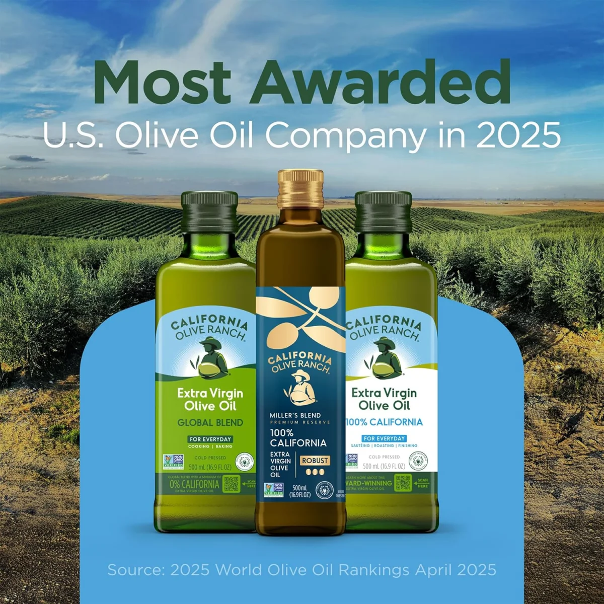 California Olive Ranch Extra Virgin Olive Oil, 100% California Spray - 5 oz