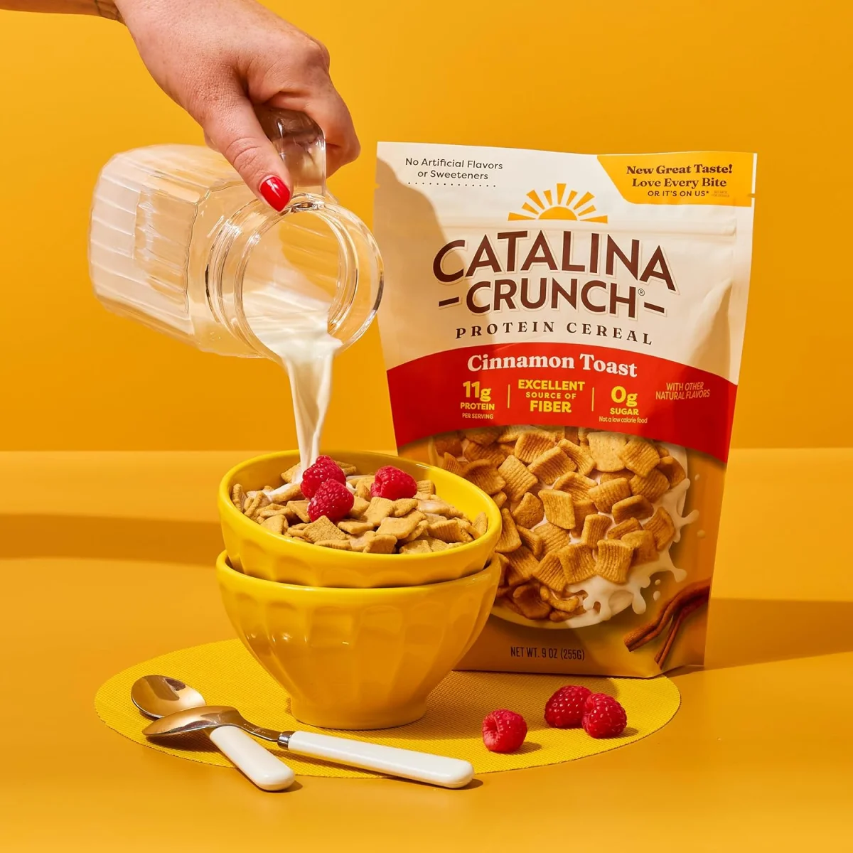 Catalina Crunch Gluten Free Keto Friendly Cereal, Cinnamon Toast - 9 oz