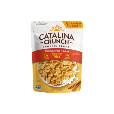 Catalina Crunch Gluten Free Keto Friendly Cereal, Cinnamon Toast - 9 oz