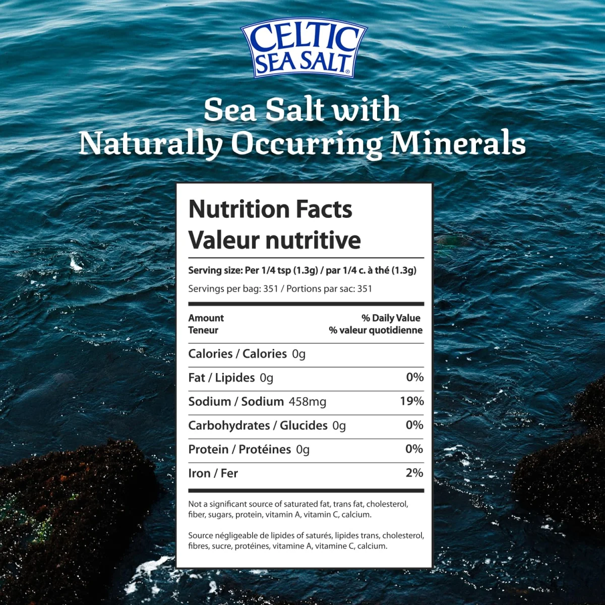 Selina Naturally Celtic Sea Salt, Fine Ground - 1 lb