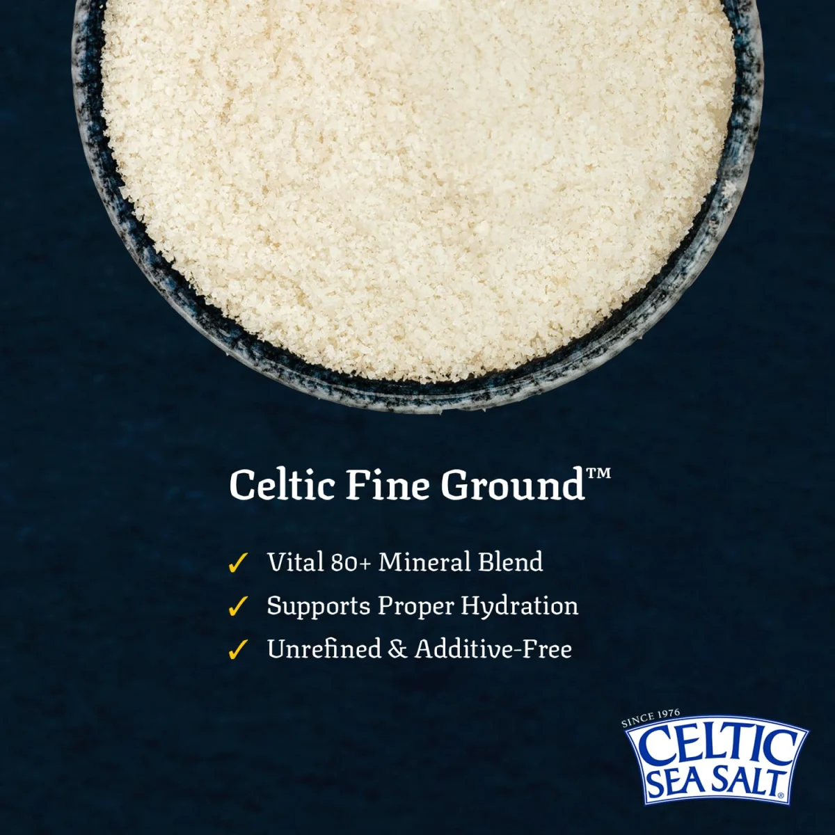 Selina Naturally Celtic Sea Salt, Fine Ground, Bag - 0.5 lb
