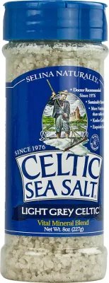 Selina Naturally Celtic Sea Salt, Light Grey Coarse Shaker - 8 oz