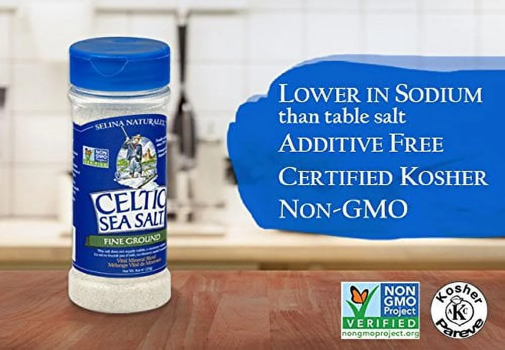 Celtic Sea Salt Fine Ground Shaker - 8 oz