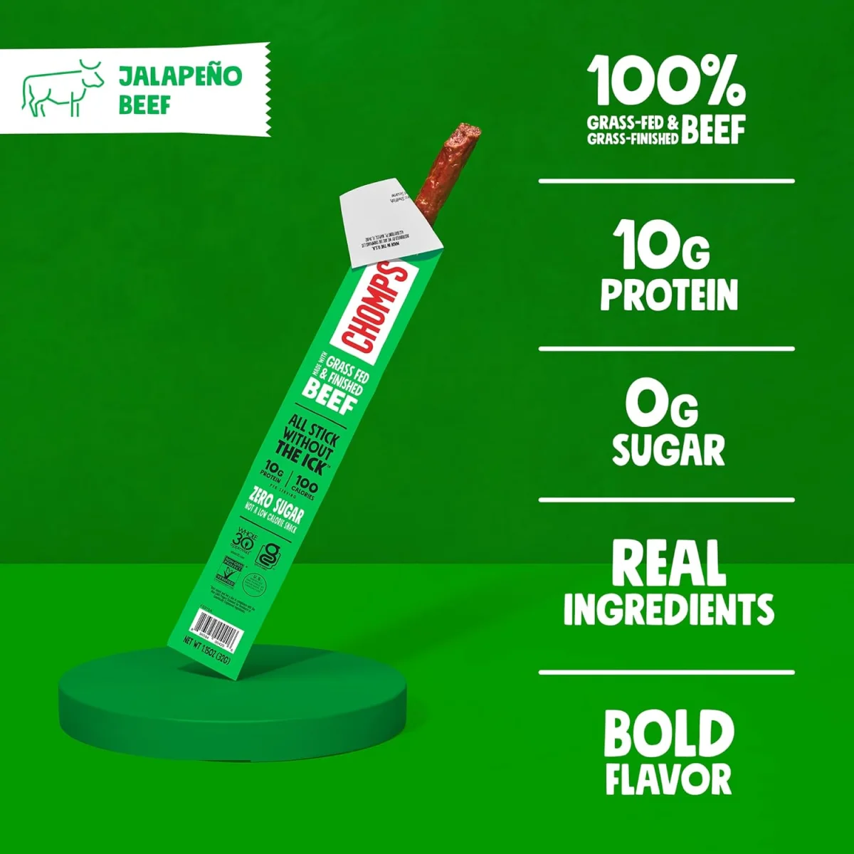 Chomps Jalapeno Beef Stick - 1.15 oz
