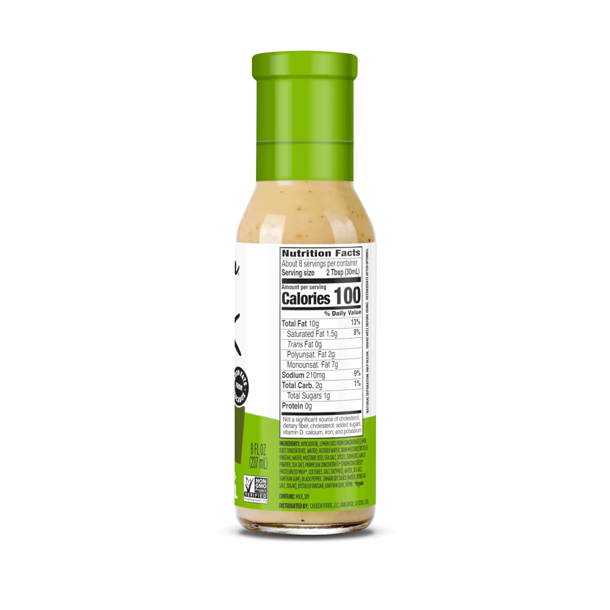 Chosen Foods Gluten Free Caesar Dressing & Marinade - 8 fl oz