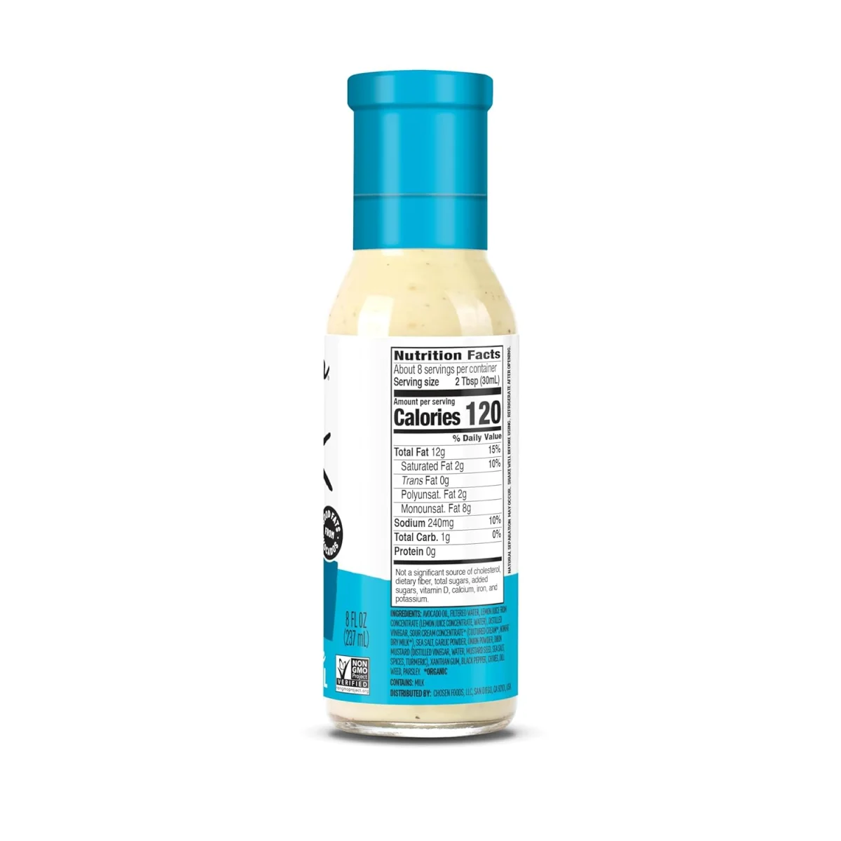 Chosen Foods Gluten Free Ranch Dressing & Marinade - 8 fl oz