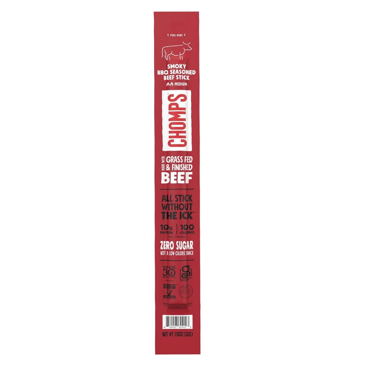 CHOMPS Smoky BBQ Beef Stick - 1.15 oz