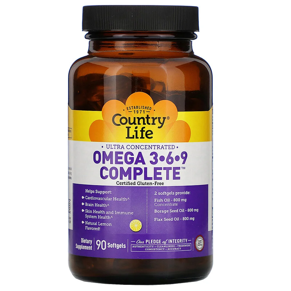 Country Life Ultra Concentrated Omega™ 3 6 9 - 90 Softgels