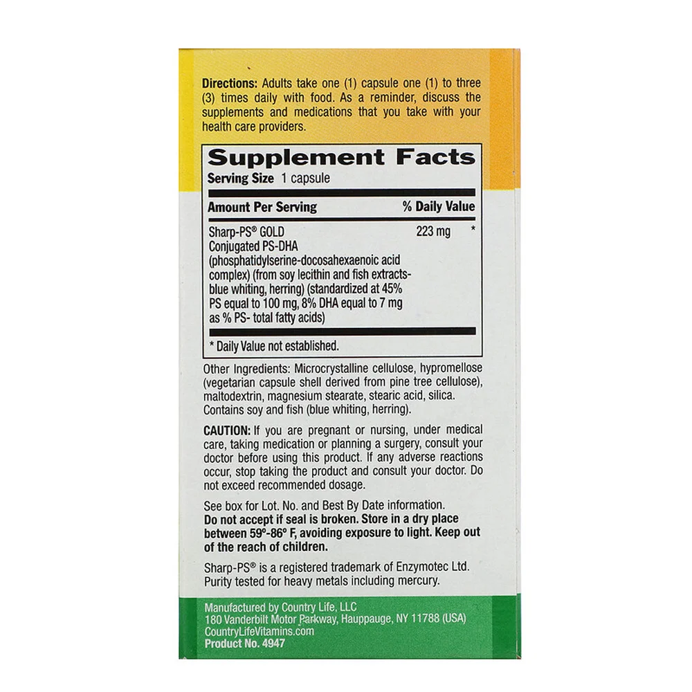 Country Life Sharp Thought™ - 30 Capsules