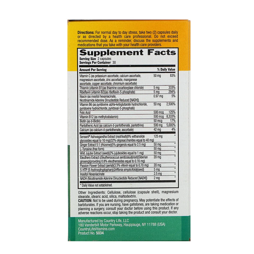 Country Life Stress Shield™ - 60 Vegetarian Capsules