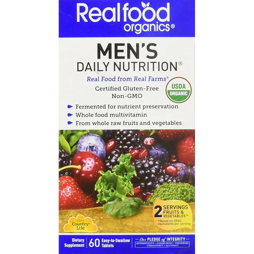 Country Life Realfood Organics Men's Daily Nutrition 60 Tablets