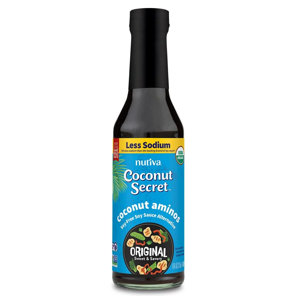 Coconut Secret Coconut Aminos Seasoning Sauce & Marinade, Soy Free - 8 fl oz