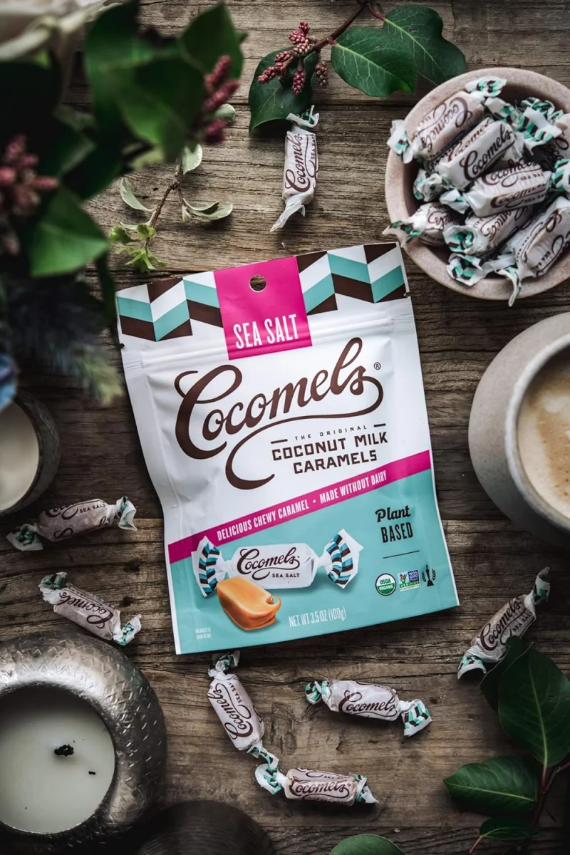 Cocomels Chocolate-Covered Sea Salt Coconut Milk Caramels - 1 oz