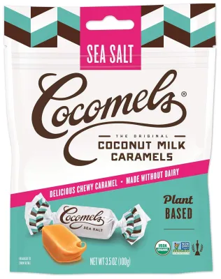 Cocomels Chocolate-Covered Sea Salt Coconut Milk Caramels - 1 oz