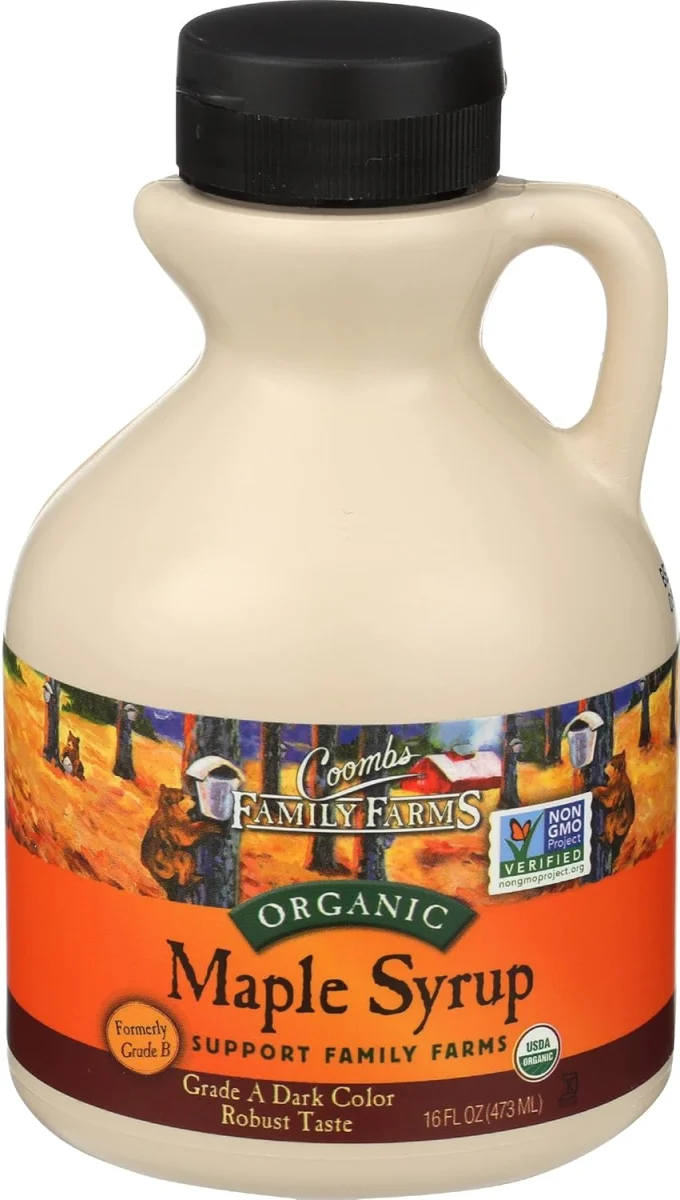 Coombs Family Farms Maple Syrup, Organic Grade A Dark Color - 16 fl oz