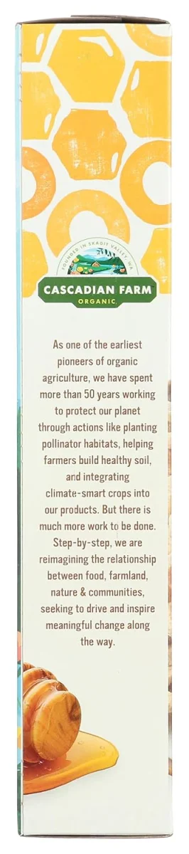 Cascadian Farm Organic Cereal, Honey Nut O's - 9.5 oz