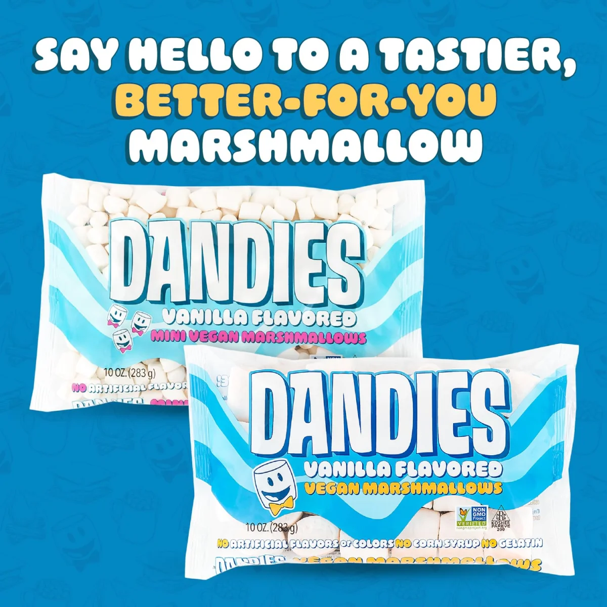 Dandies Vegan Marshmallows, Vanilla - 10 oz