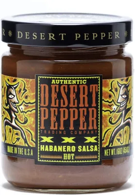 Desert Pepper Salsa XXX Roasted Habanero - 16 oz