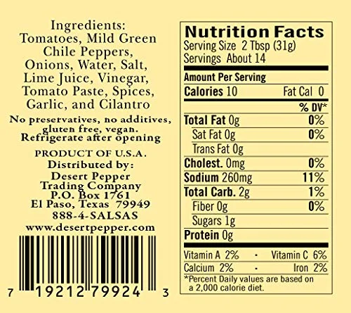 Desert Pepper Trading Divino Mild Salsa - 16 oz