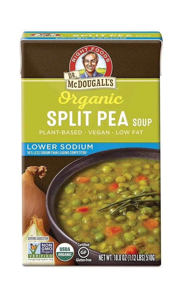 Dr. McDougall's Gluten Free Organic Split Pea Soup - 18 oz