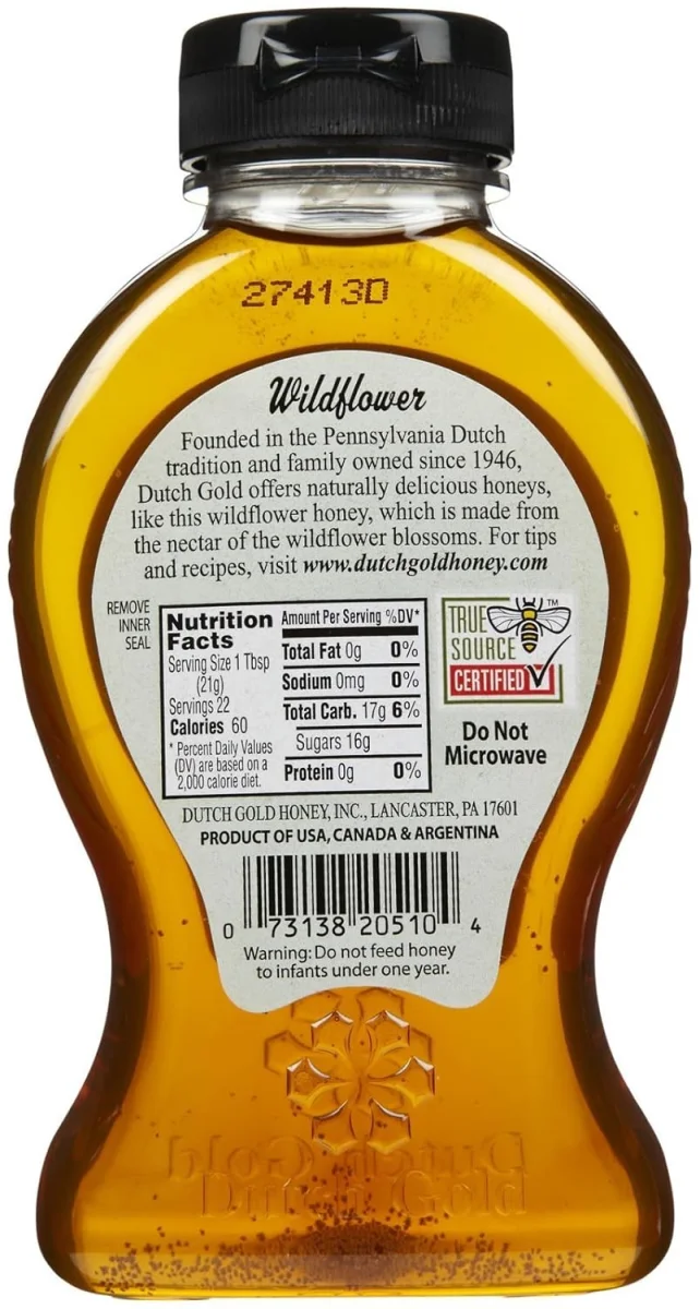 Dutch Gold Wildflower Honey - 16 oz