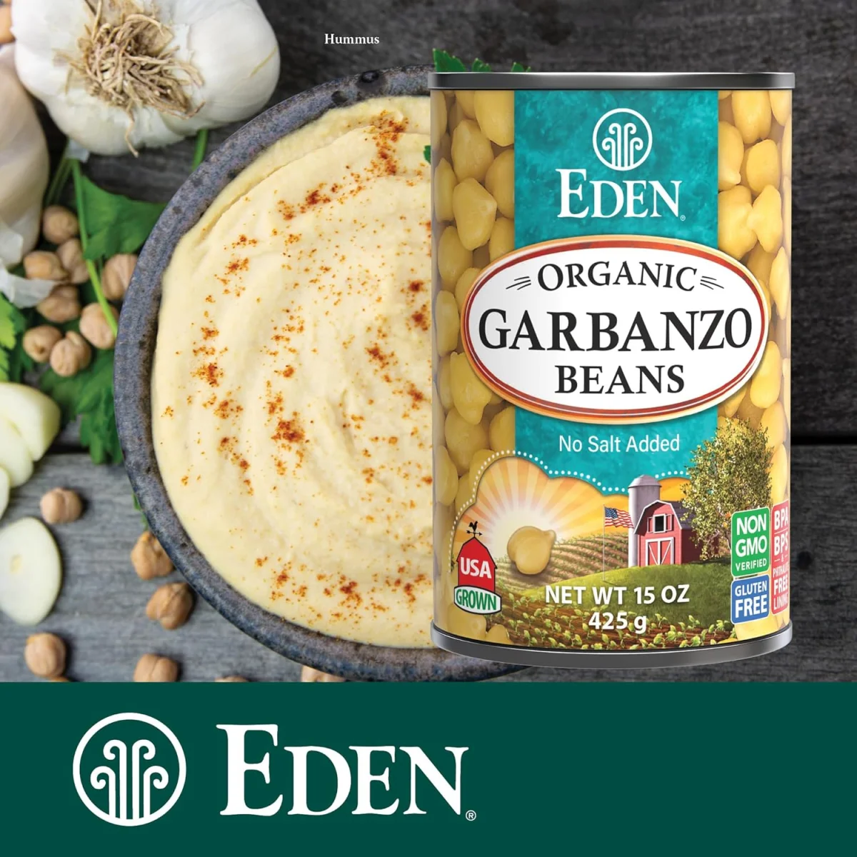 Eden Organic Garbanzo Beans - 15 oz