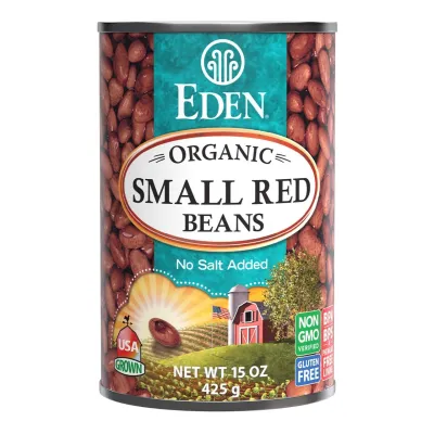 Eden Organic Small Red Beans, No Salt Added - 15 oz