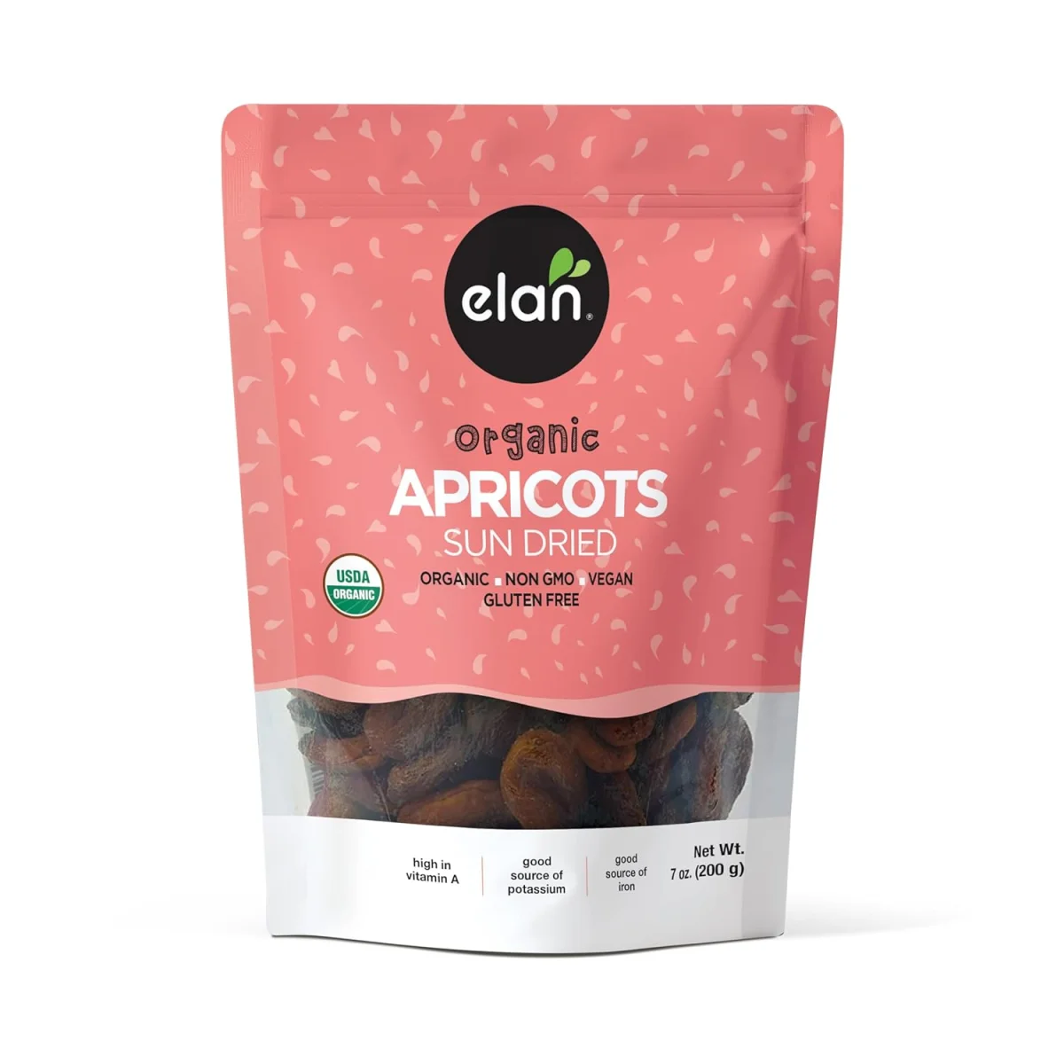 Elan Organic Sun-Dried Apricots - 7 oz
