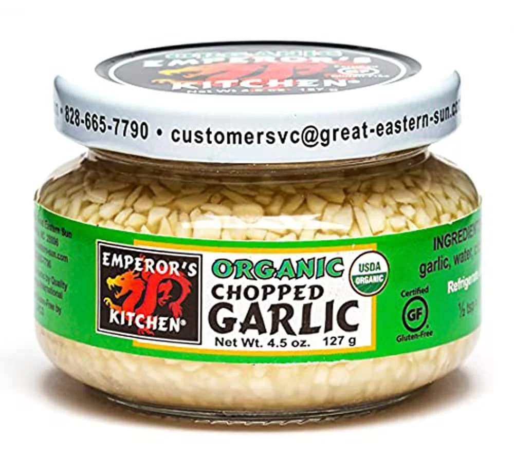 Emperor's Kitchen Organic Chopped Garlic - 4.5 oz