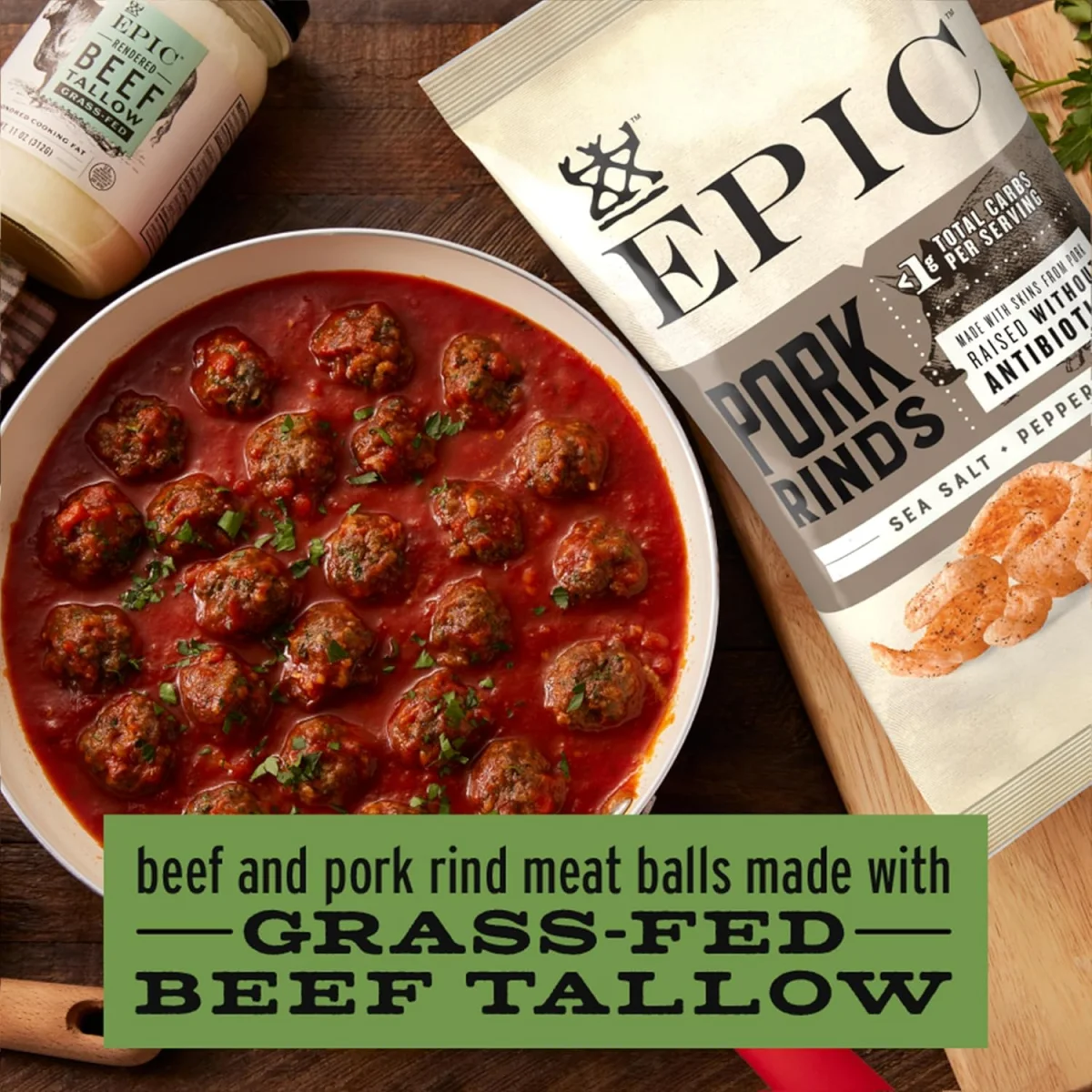 Epic Rendered Beef Tallow - 11 oz