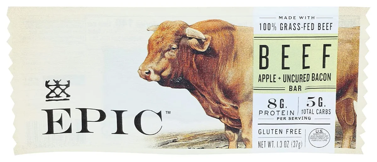 Epic Grass-Fed Beef Bar, Apple Bacon - 1.3 oz