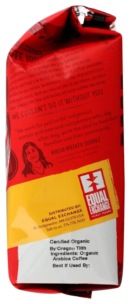 Equal Exchange Organic French Roast Whole Bean Coffee - 10 oz