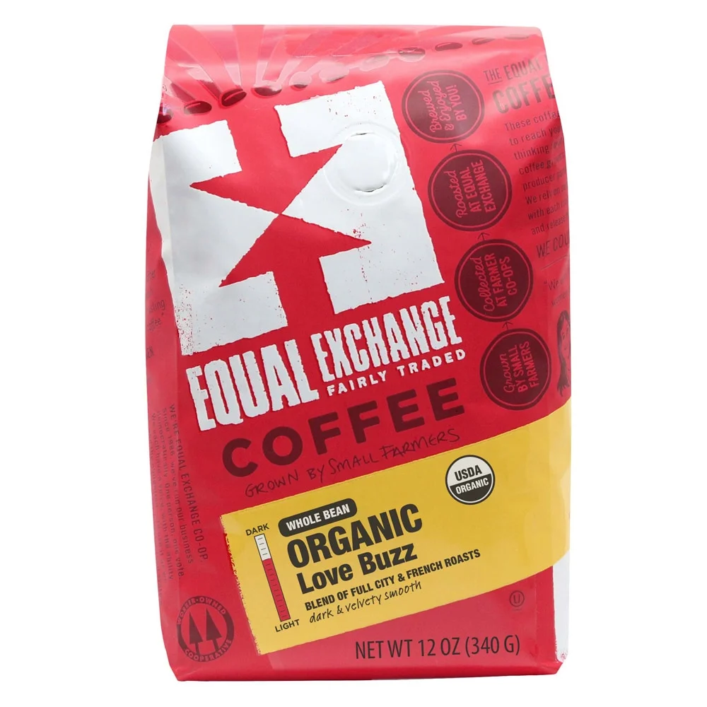 Equal Exchange Organic Love Buzz Whole Bean Coffee - 12 oz