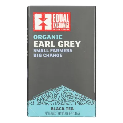Equal Exchange Organic Earl Grey Black Tea - 20 Tea Bags