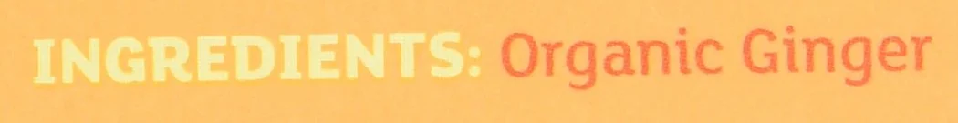 Equal Exchange Organic Ginger Herbal Tea, Caffeine Free - 20 Tea Bags