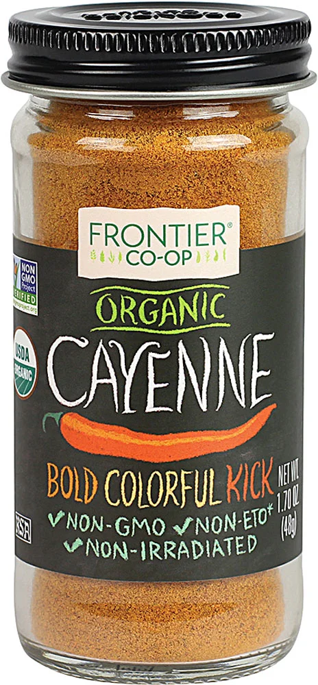 Frontier Co-op Organic Cayenne, Ground - 1.7 oz
