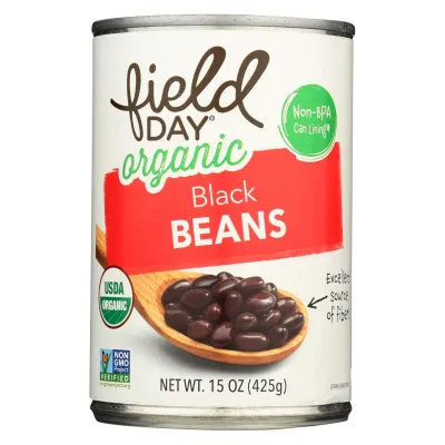 Field Day Organic Black Beans - 15 oz